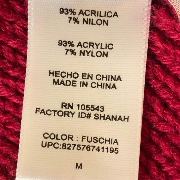 Beautiful Fuchsia Knit Pullover - Picture 8 of 9